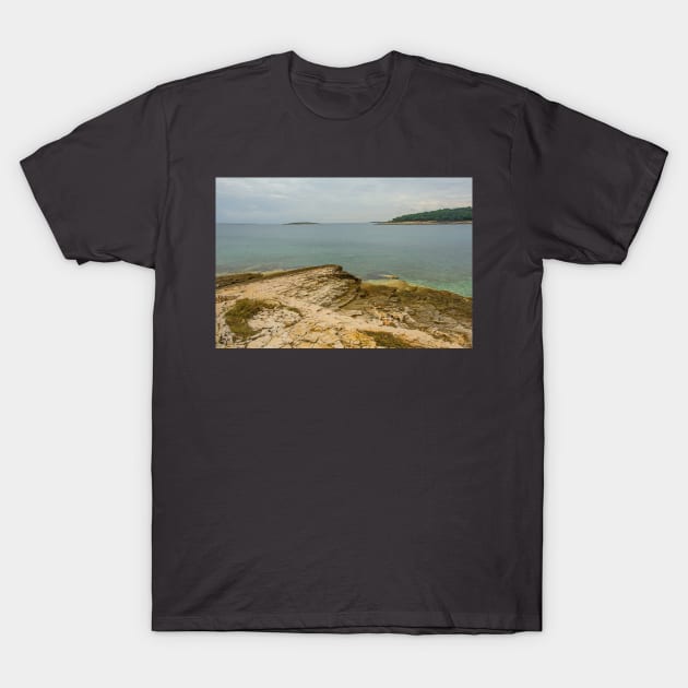 Limestone Coast in Kamenjak Park, Croatia T-Shirt by jojobob